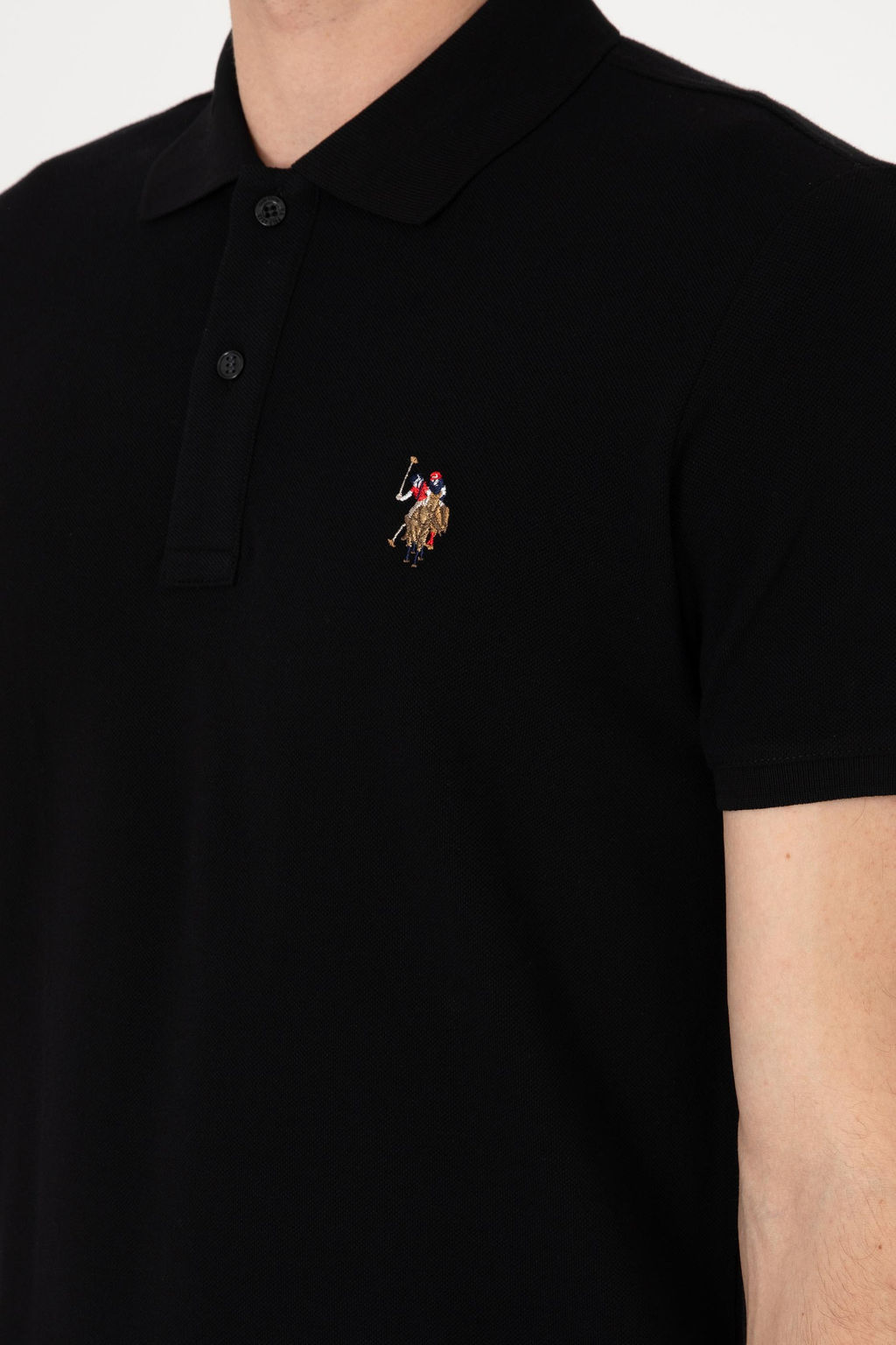 Erkek Siyah Basic Ti__rt Sepette S_rpriz _ndirim - U.s. polo assn фото 7