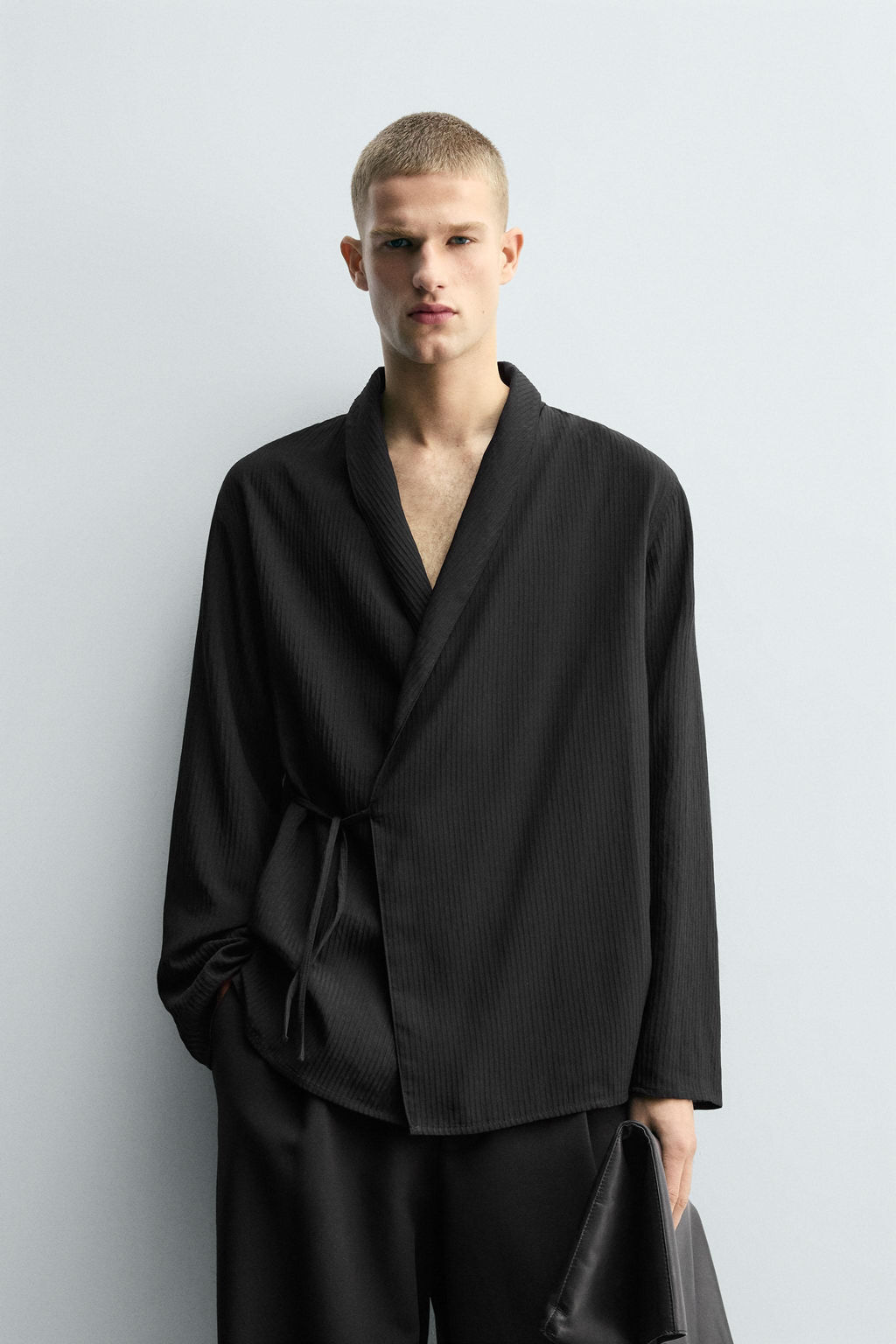 KIMONO TEXTURED SHIRT - Zara фото 2