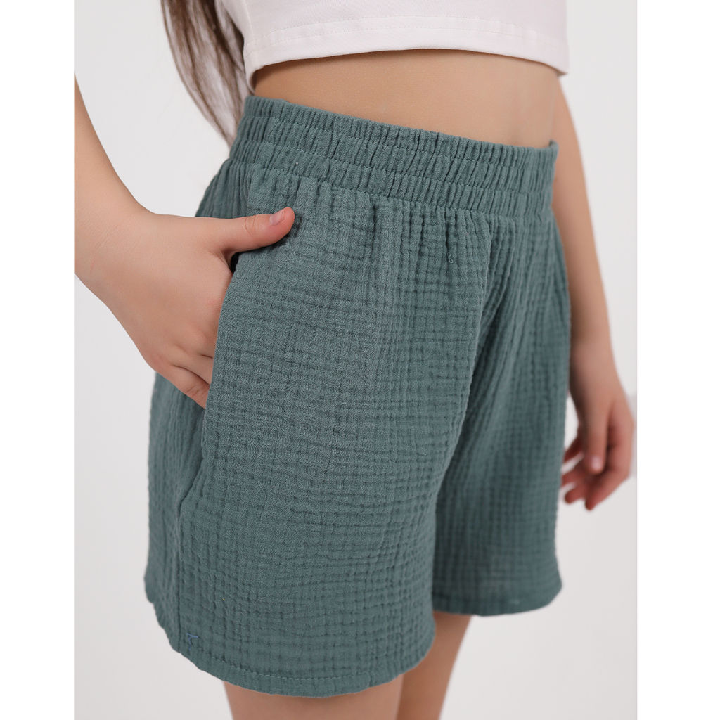 Комплект топ кулирка, шорты муслин 7015900107 - Youlala фото 2