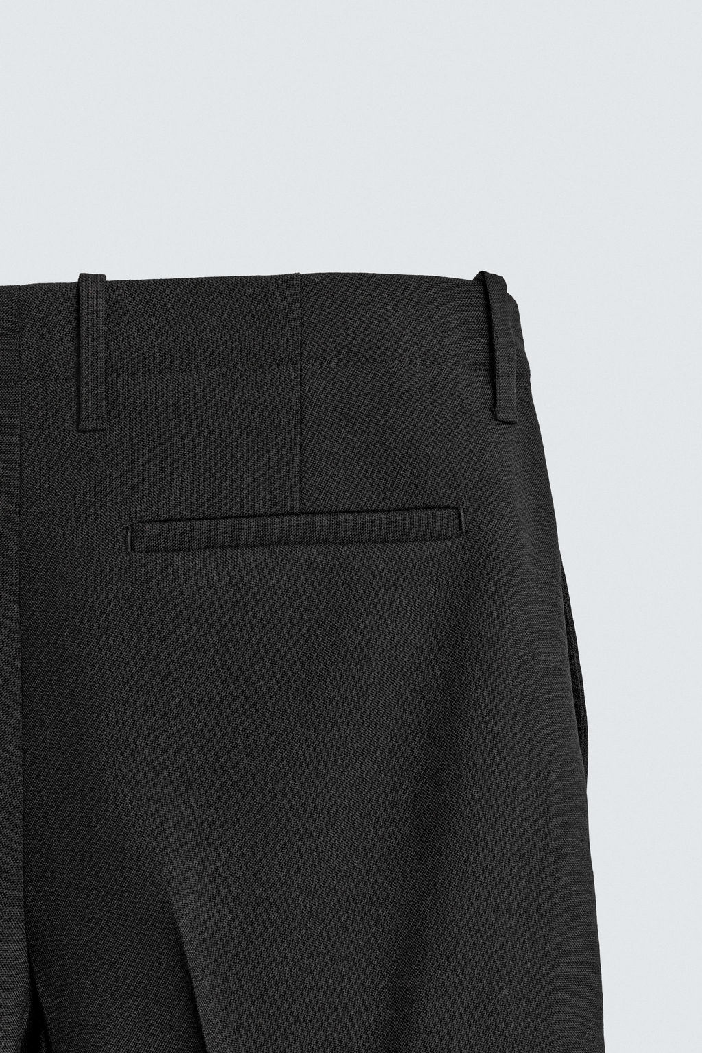PANTAL?N CHINO 100% LANA ORIGINS / Negro - Zara фото 10