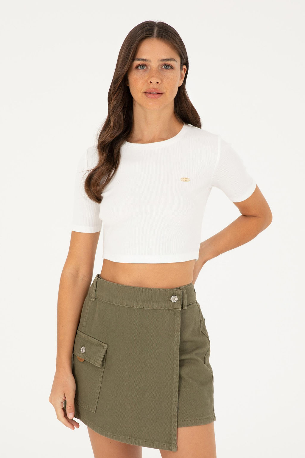 U. S. Polo Assn / Женская футболка цвета экрю