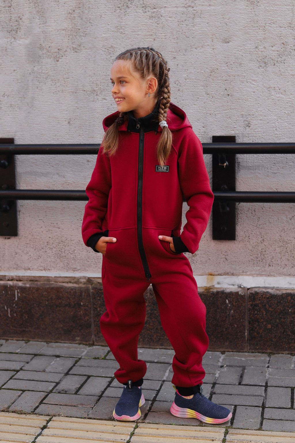 Бомбер утепленный, бордо - Inzibe фото 3