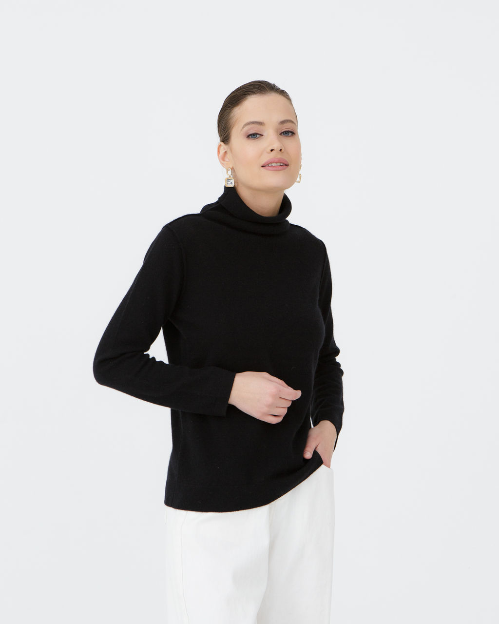 Джемпер кашемировый 12107 черный