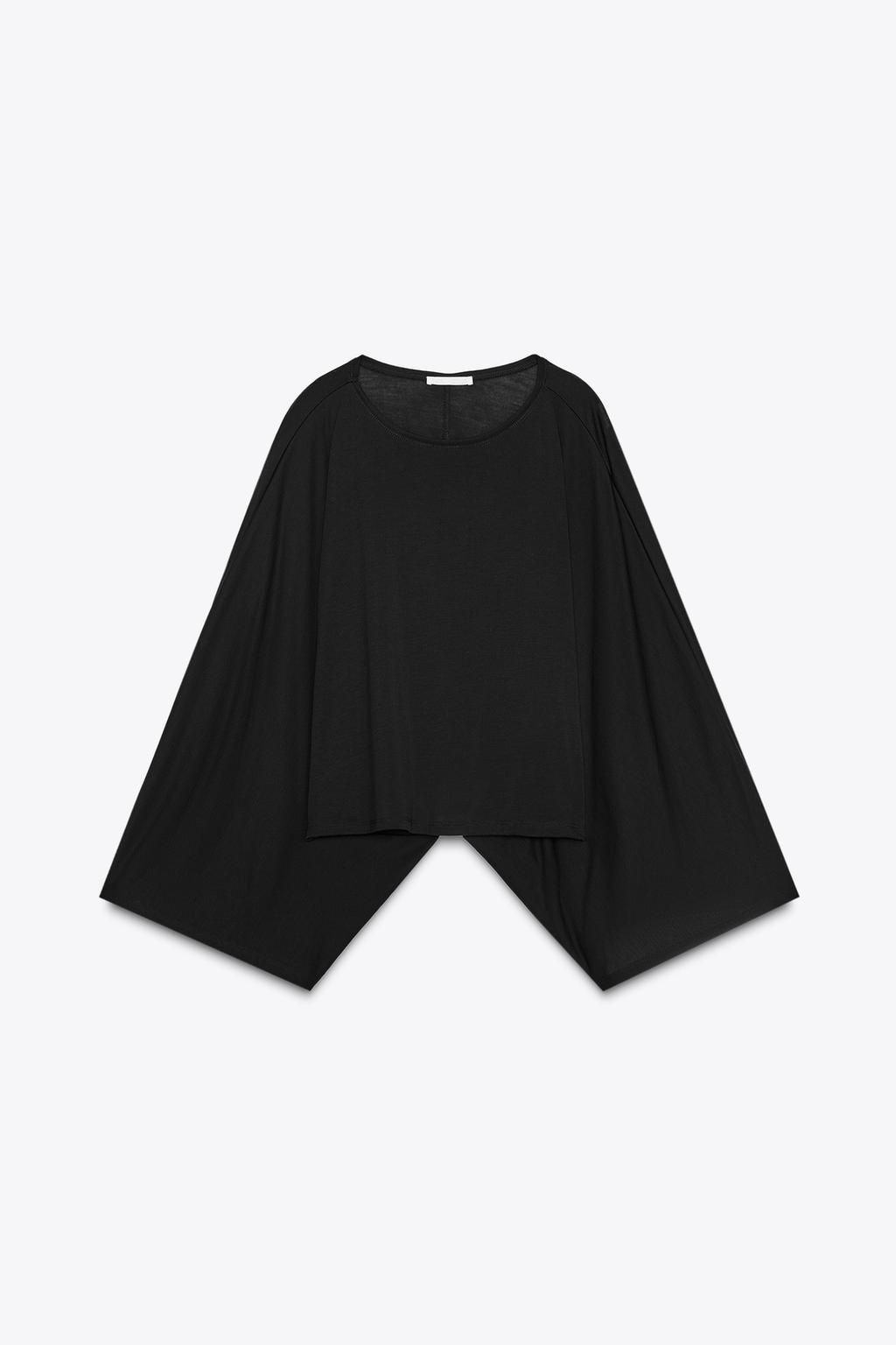ASYMMETRIC FLOWING CAPE - Zara фото 11