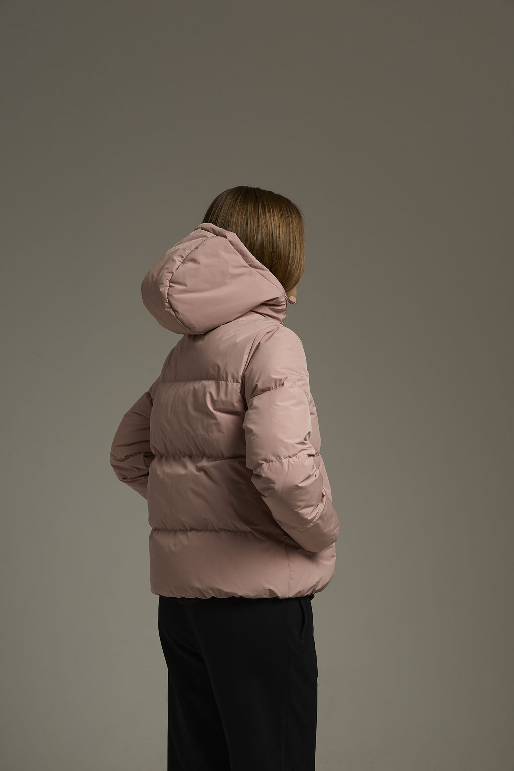 Пуховик короткий Розовый CAMPUS Down Jacket