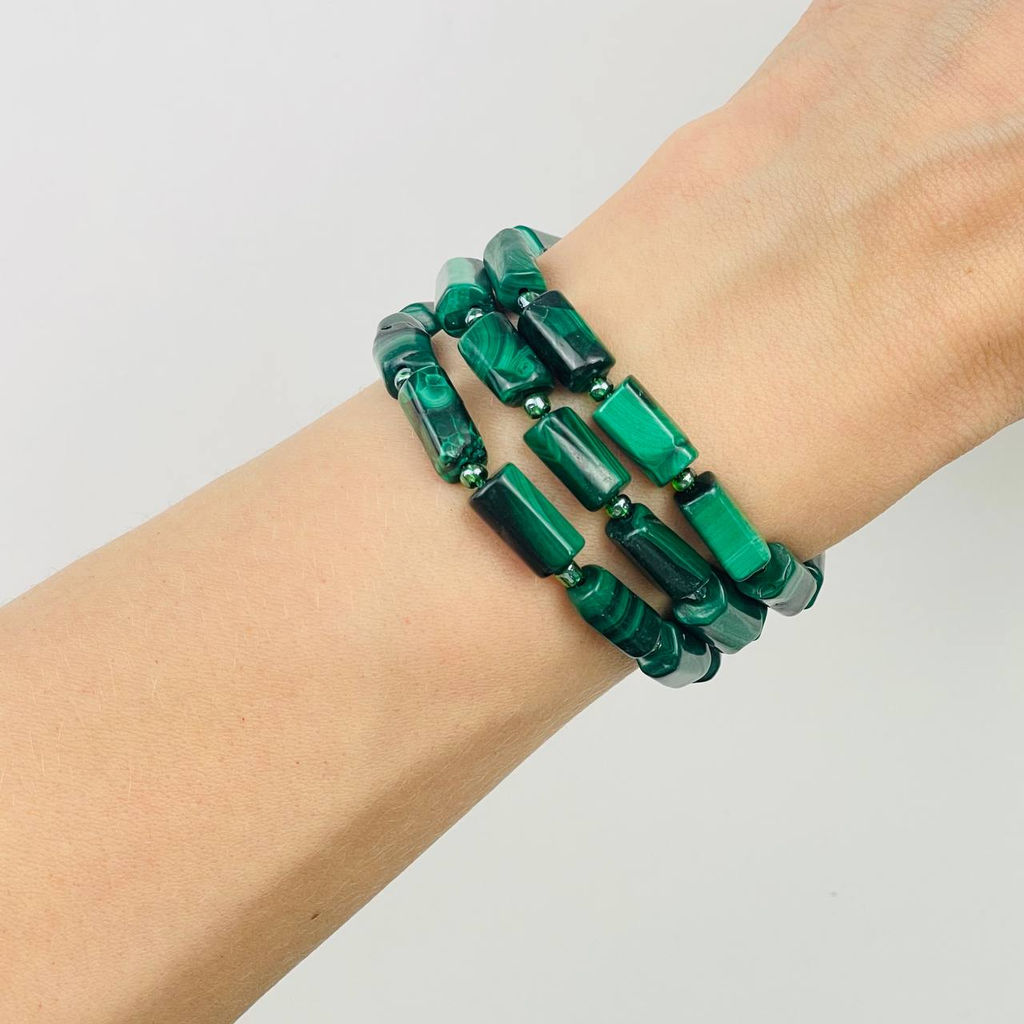 Бусины для украшений из Малахита 40 см