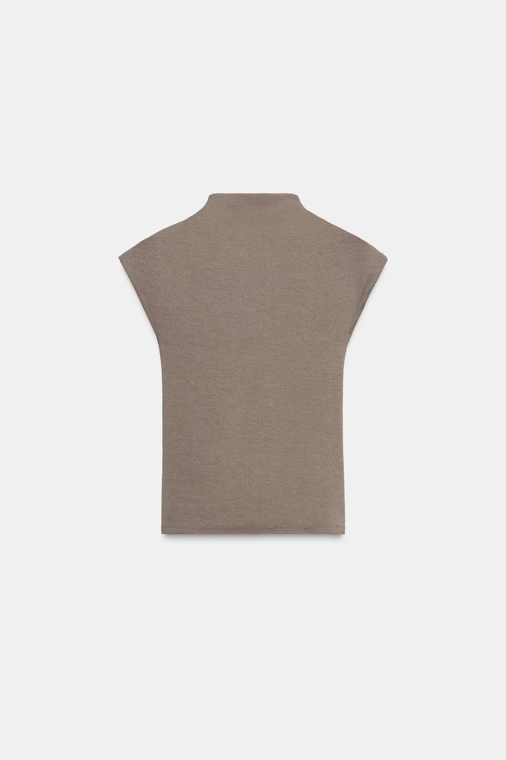 TOP CUELLO ALTO / Marr?n - Zara фото 7