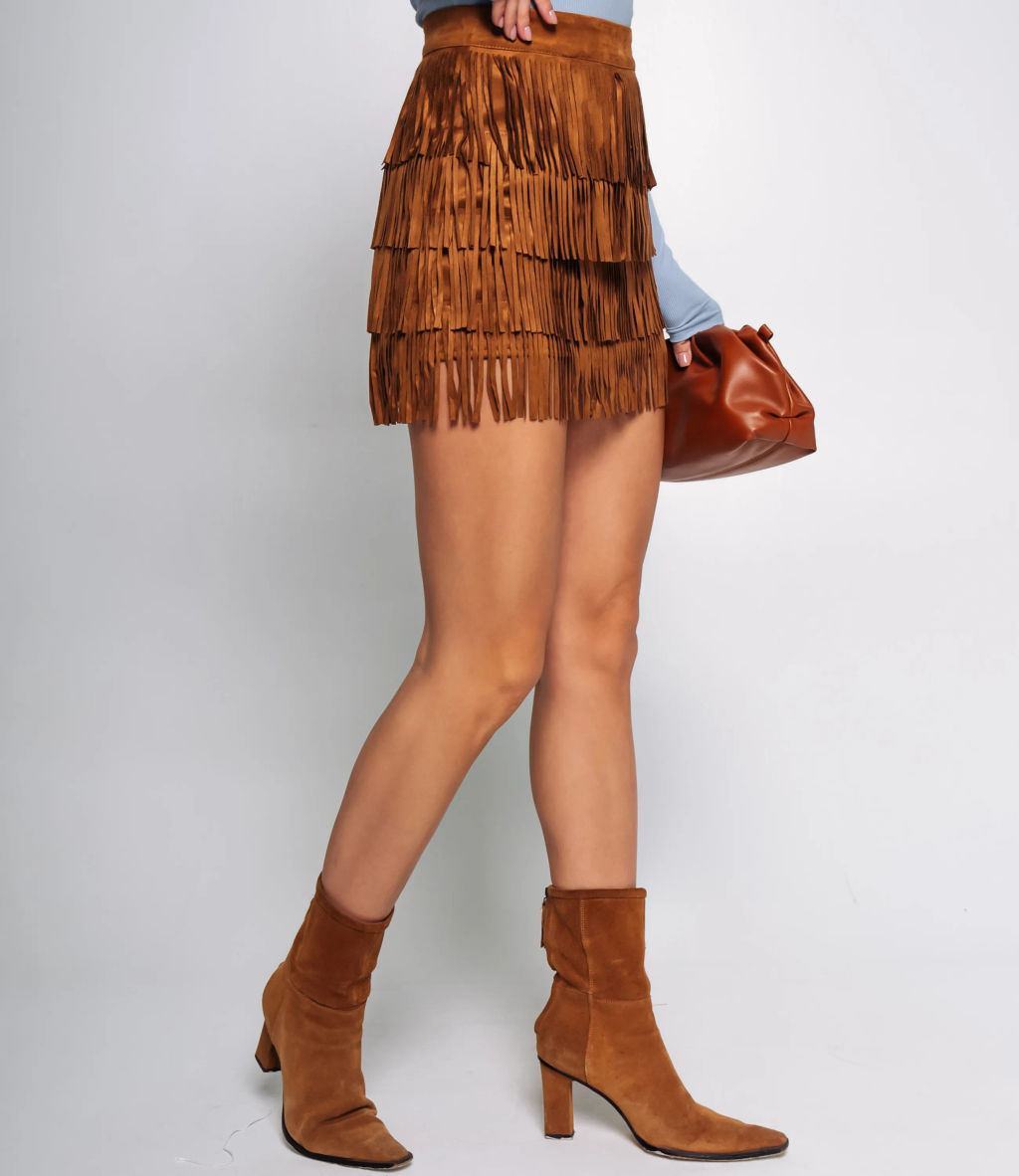 Юбка #КТ2577, коричневый