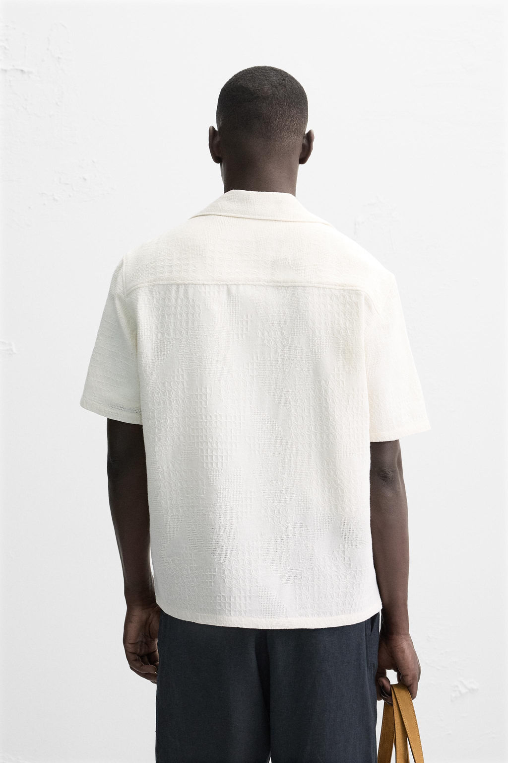 RELAXED FIT JACQUARD SHIRT - Zara фото 11