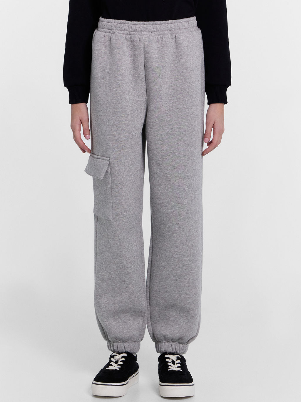 Брюки спортивные для девочек серые - Mark formelle фото 2