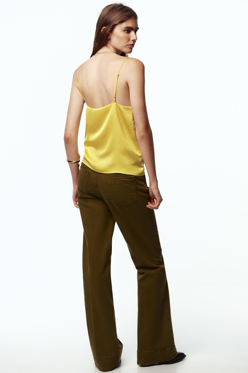Z1975 HIGH-WAIST JEANS WITH PATCH POCKETS - Zara фото 5