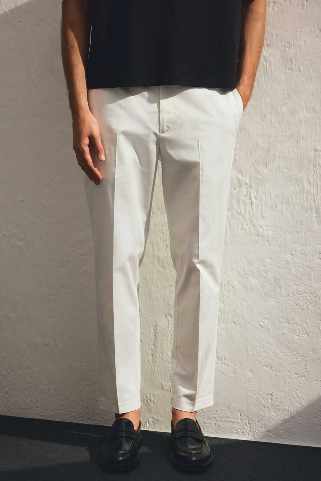 Pantal?n cropped Slim Fit - H&m фото 9