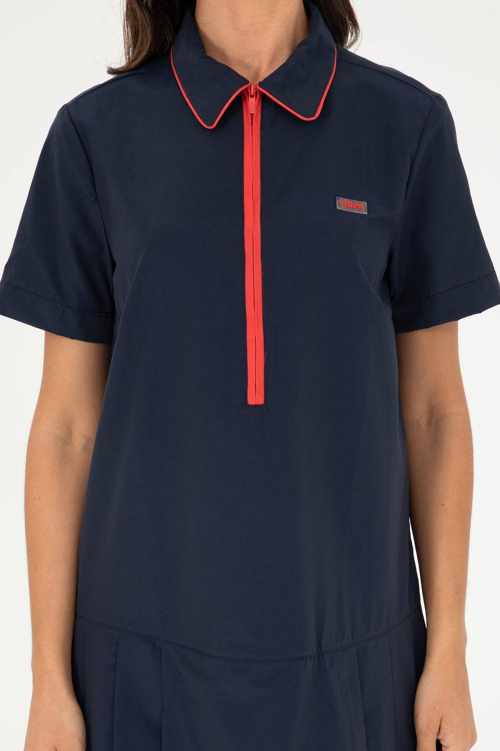 U. S. Polo Assn / Женское темно-синее тканое платье - U.s. polo assn фото 5