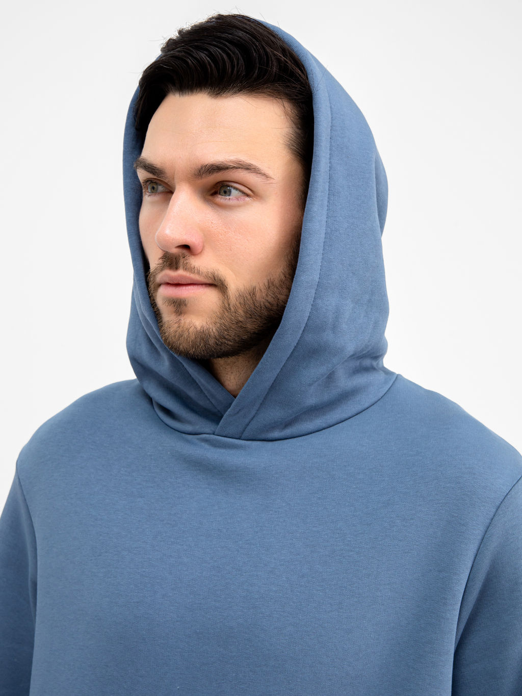 Теплый комплект (худи и брюки) в оттенке деним деним 191013 - Mark formelle фото 5