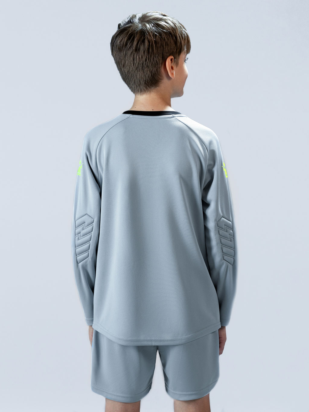 Детская вратарская форма KELME Long Sleeve Goalkeeper Suit Grey
