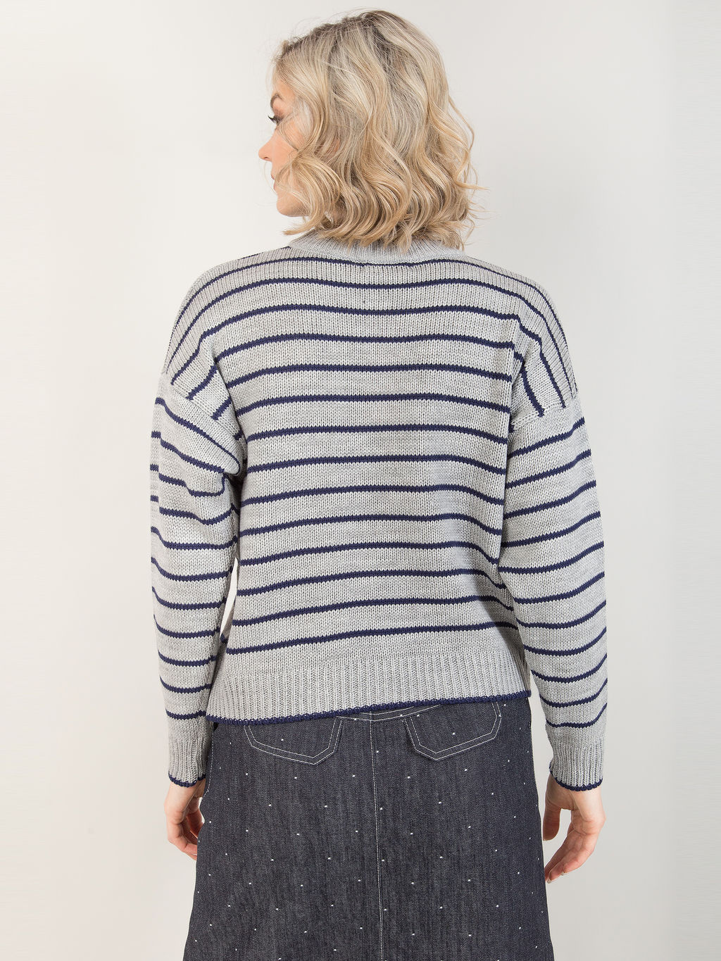 Джемпер в полоску - Stilla фото 13