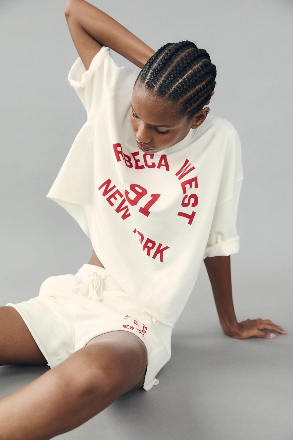 PLUSH HOODIE WITH SLOGAN - Zara фото 4