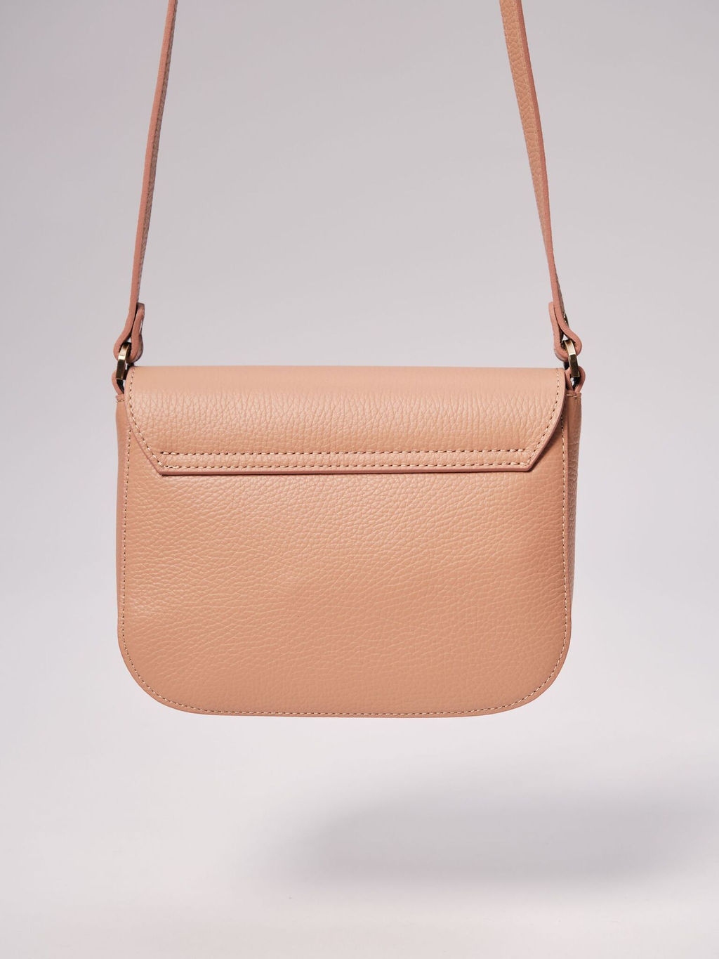 Сумка кожаная Azaro 30741 бежевая нуга