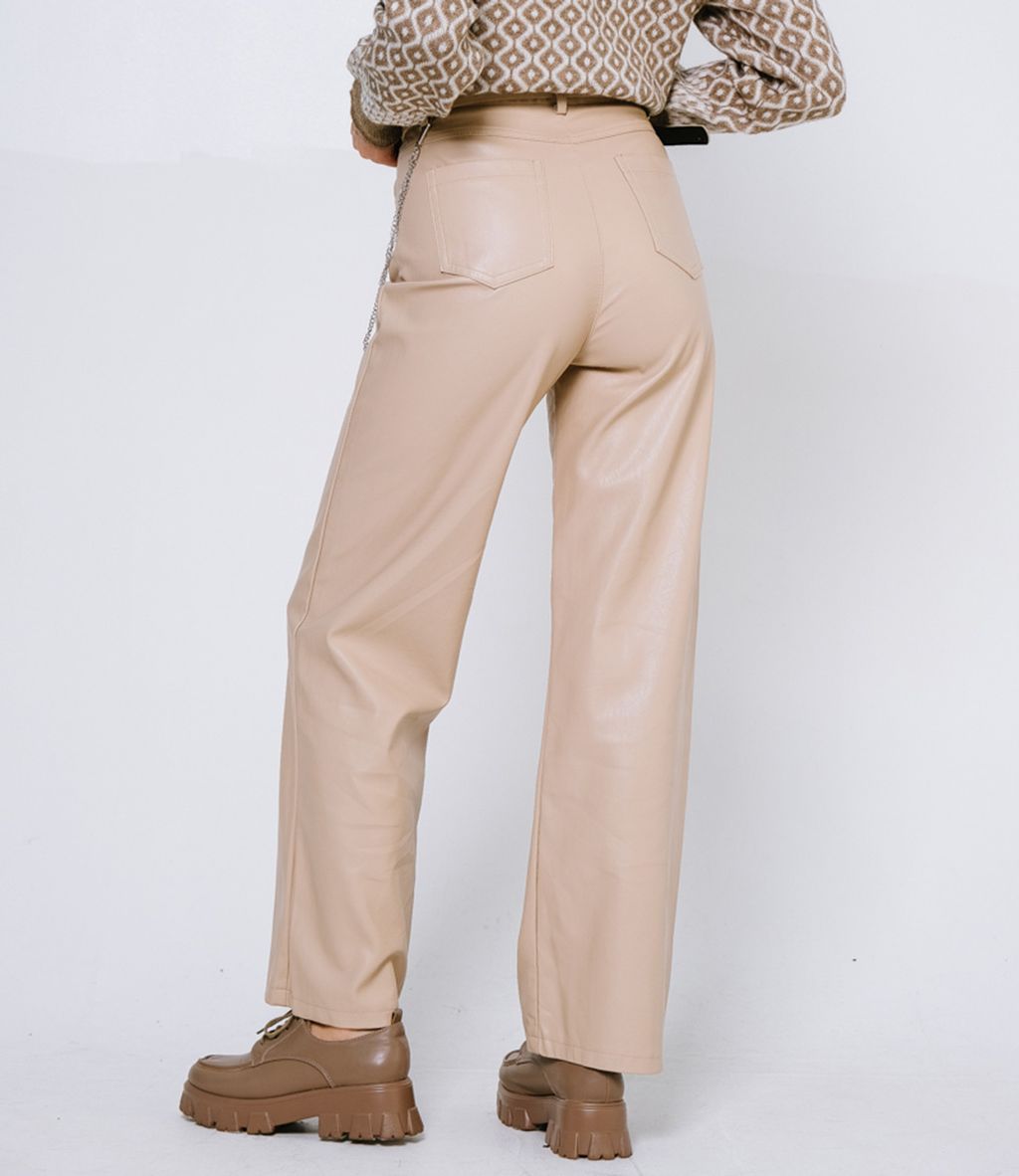 Брюки #КТ7120 (1), бежевый - Dommod фото 3