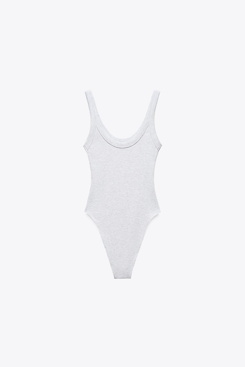 RIBBED BODYSUIT - Zara фото 14