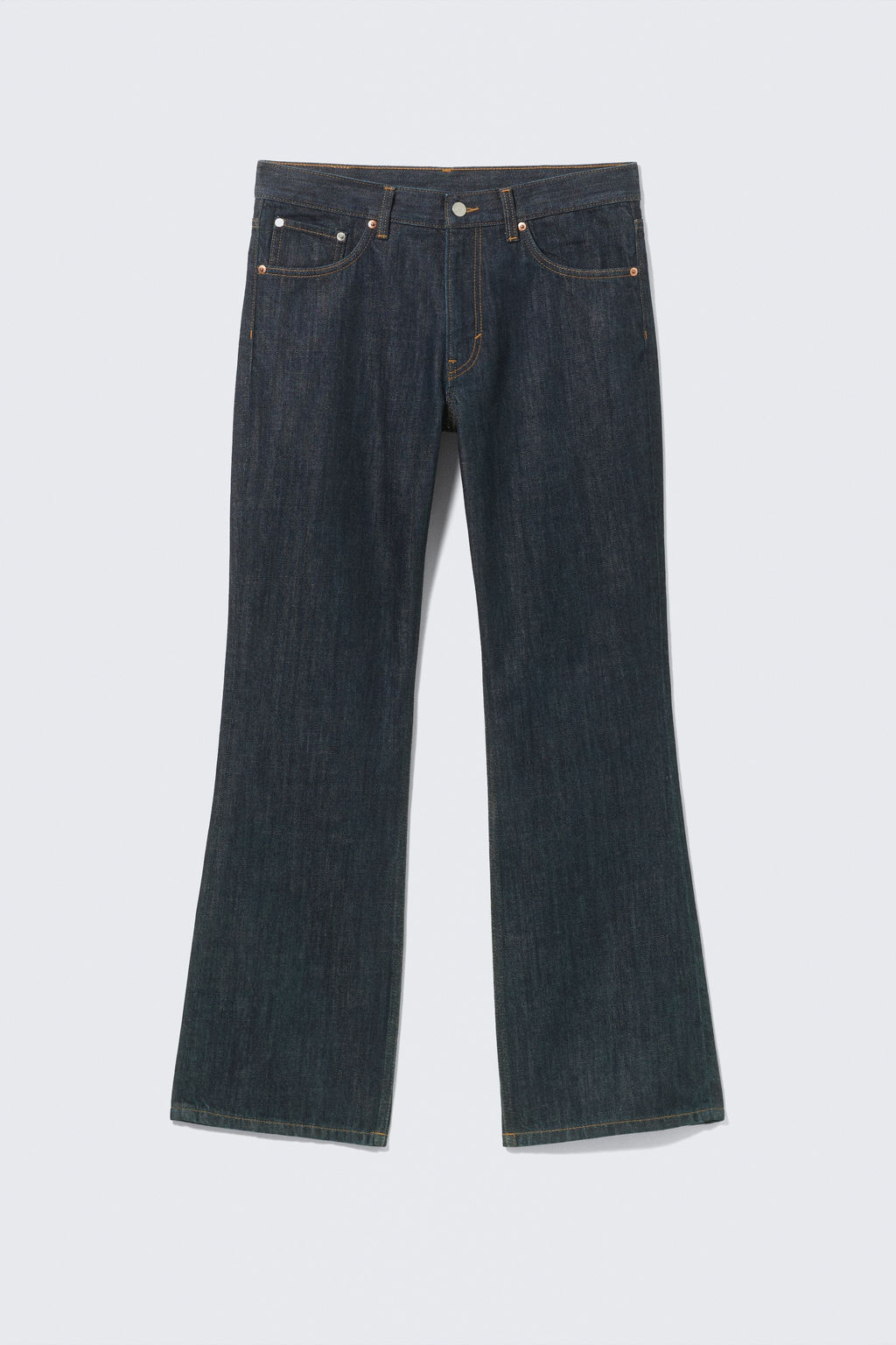 Vaqueros de tiro medio y pernera bootcut holgada Mercury - H&m фото 14