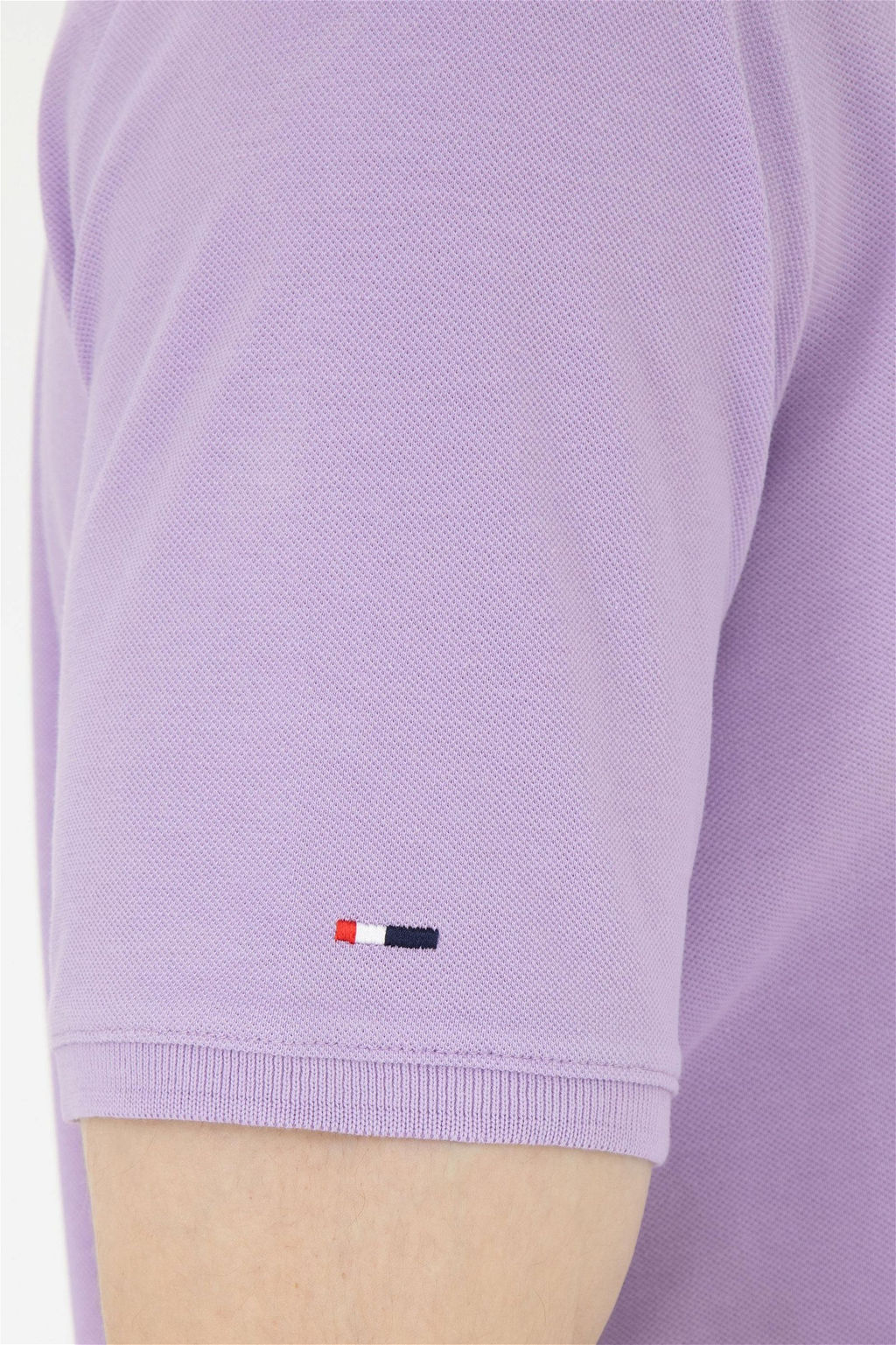 Мужская сиреневая базовая футболка - U.s. polo assn фото 7