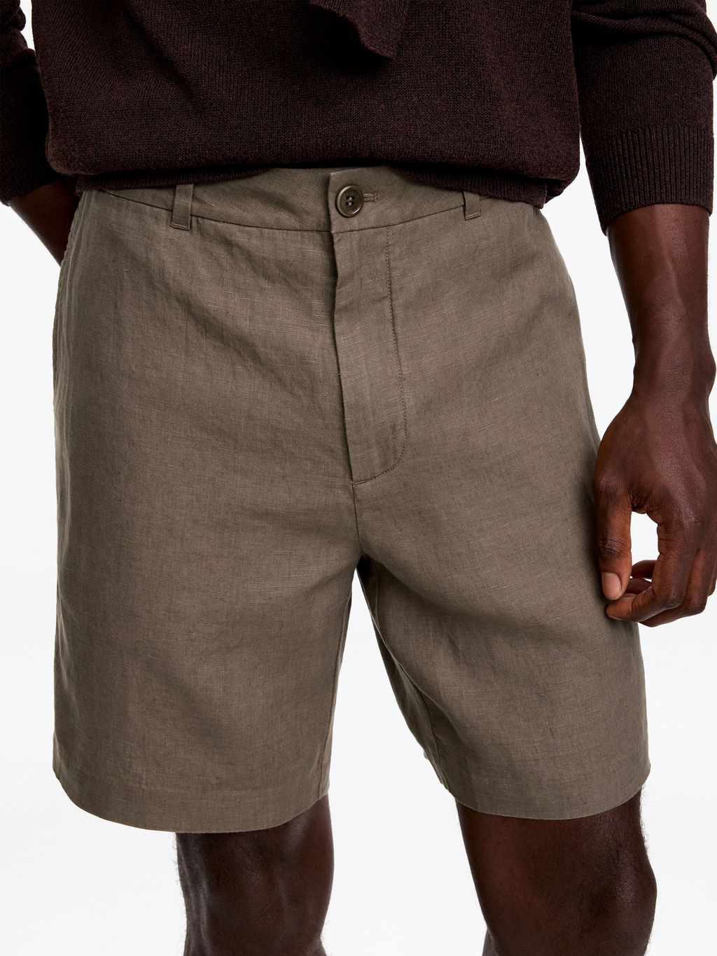 Pantalones cortos de lino - H&m фото 5