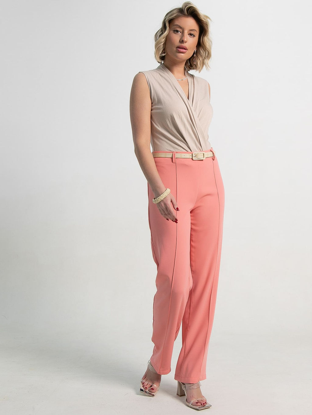 Брюки со стрелками Эверест (коралл) Б14267-30М - Lt collection фото 7