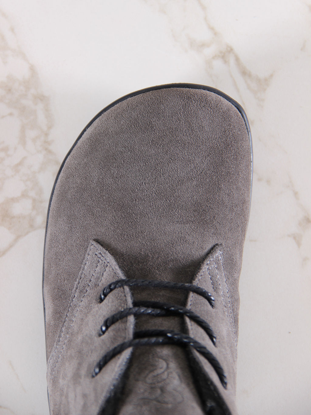 Босоногие ботинки EDART 208.NATAbl.Серый замок замша/байка