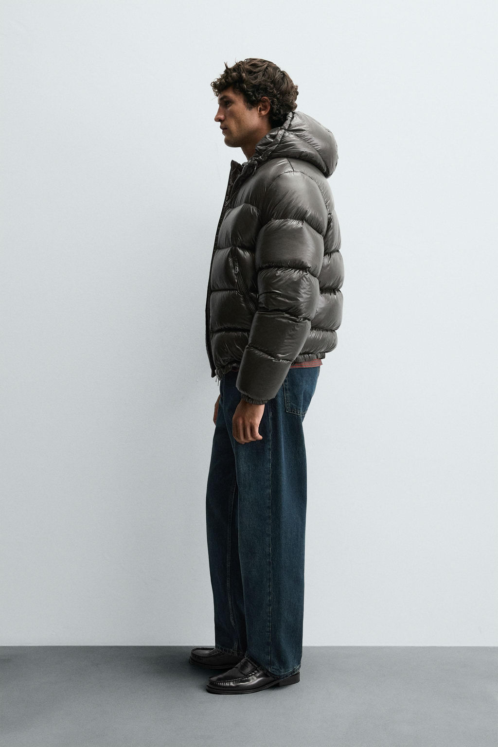 CAZADORA 80% PLUM?N - 20% PLUMA WATER REPELLENT / Khaki oscuro - Zara фото 4