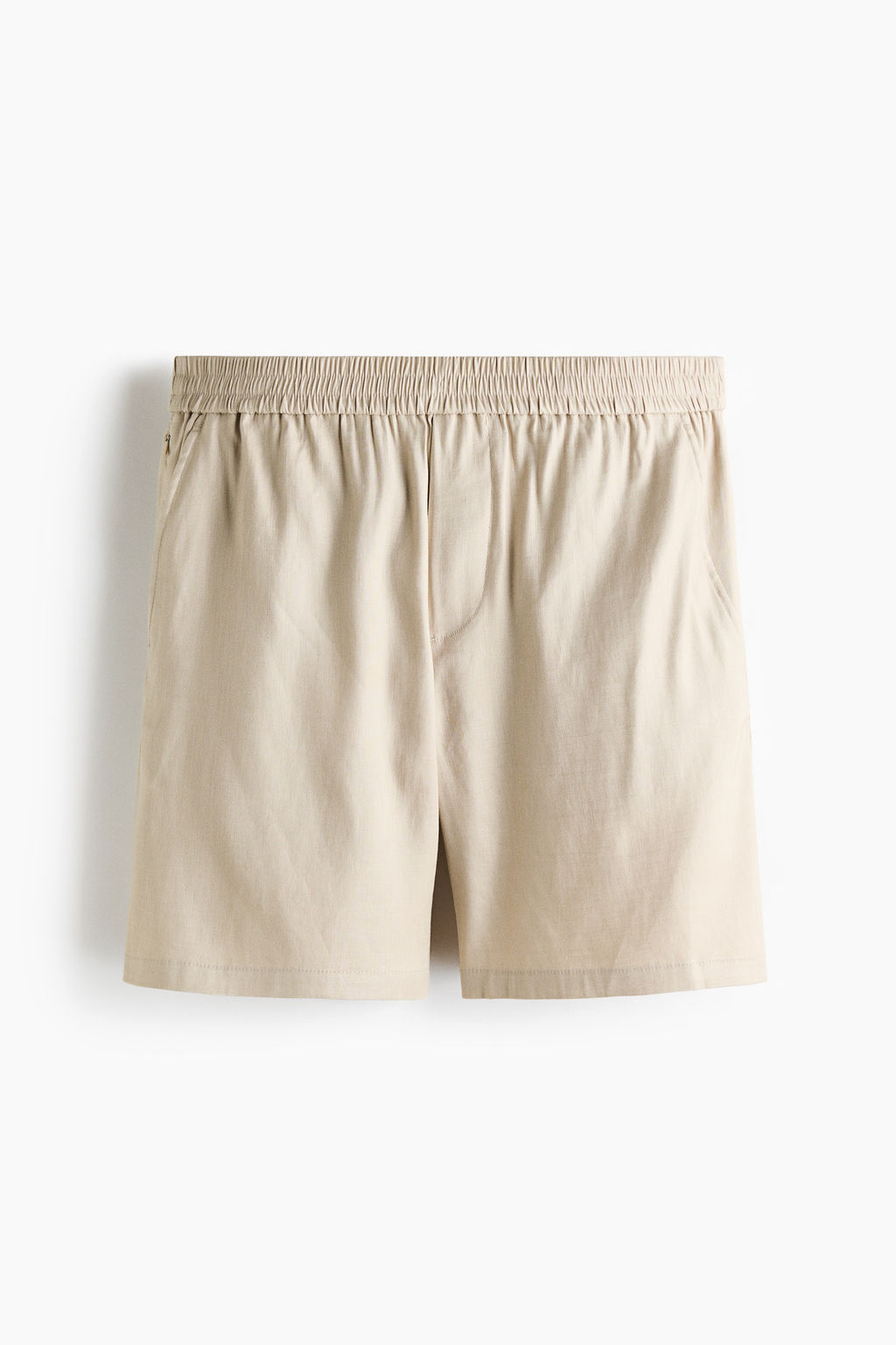 Shorts en mezcla de lino Easy Care Relaxed Fit - H&m фото 13