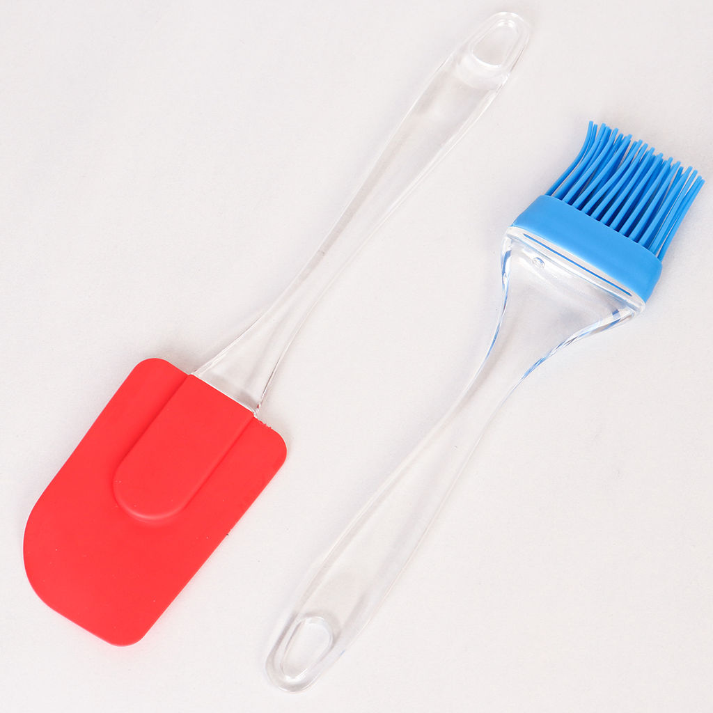 Набор кисточка и лопатка, силикон арт. RK-550 (734560)