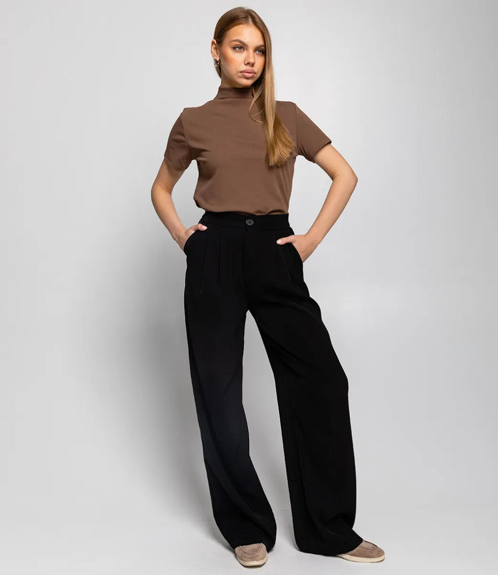 Брюки #КТ2091-2, чёрный