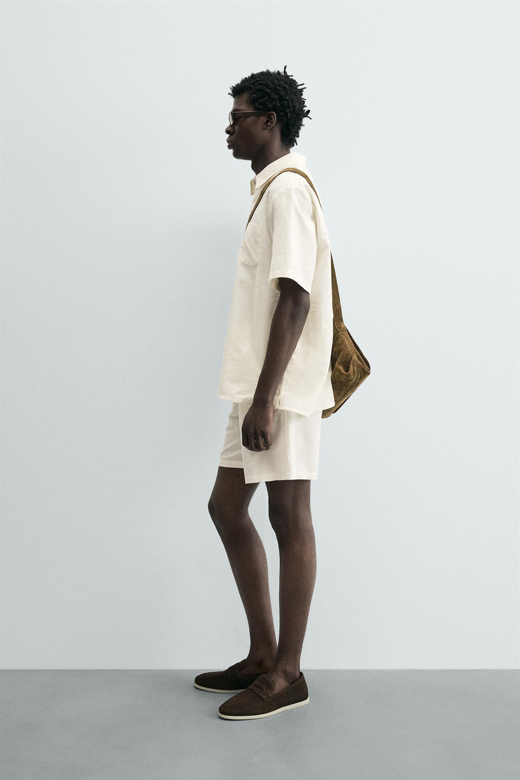 POLO REGULAR FIT C??AMO - ALGOD?N / Blanco - Zara фото 4