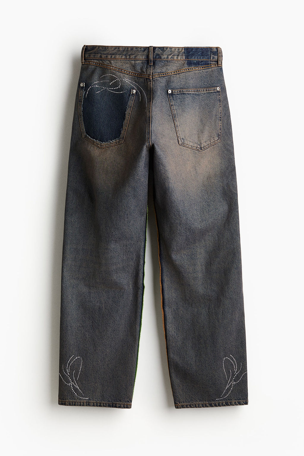 Loose Jeans con strass - H&m фото 12