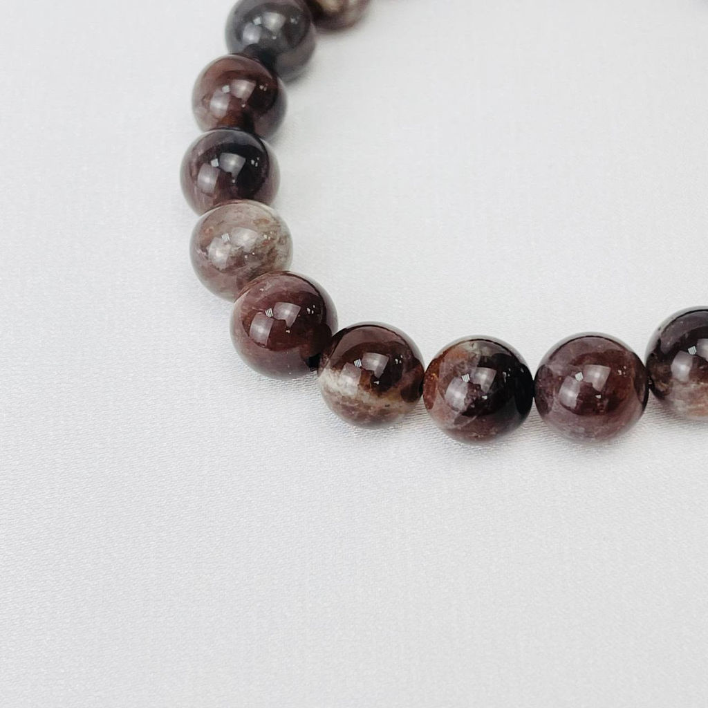 Браслет из Гелиолита (Солнечный камень) 18 см - Радуга самоцветов фото 3