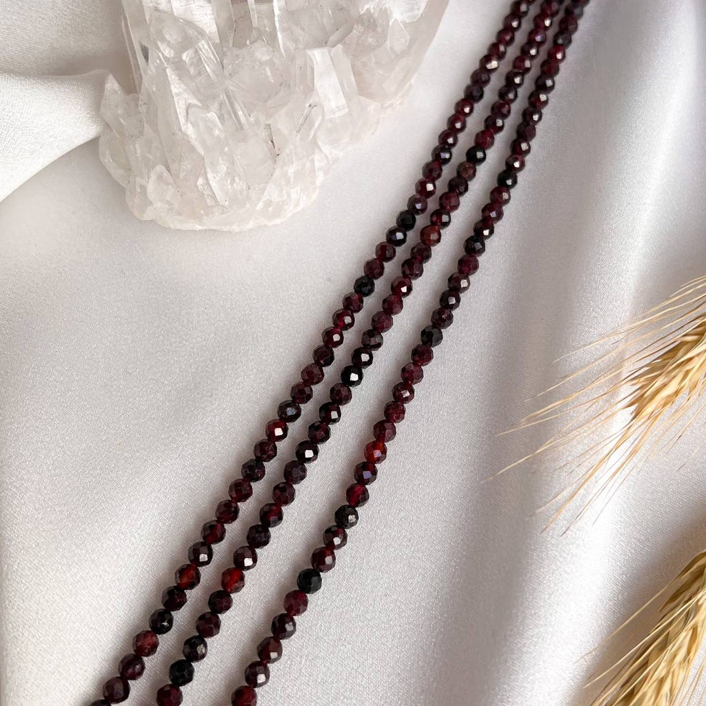 Бусины для украшений из Граната огранка - Радуга самоцветов фото 3