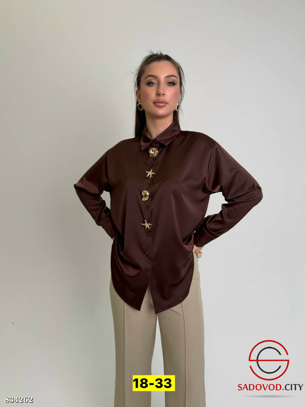 Рубашка женская из шелка - Bruno фото 5