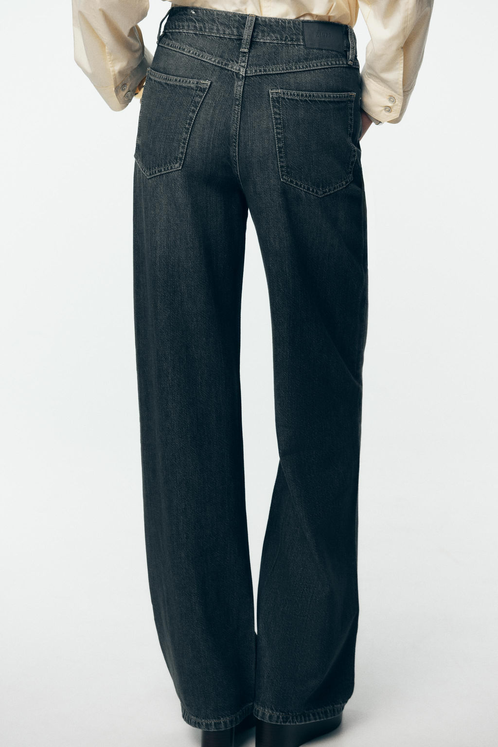 JEANS Z1975 STRAIGHT FIT HIGH-WAIST - Zara фото 5