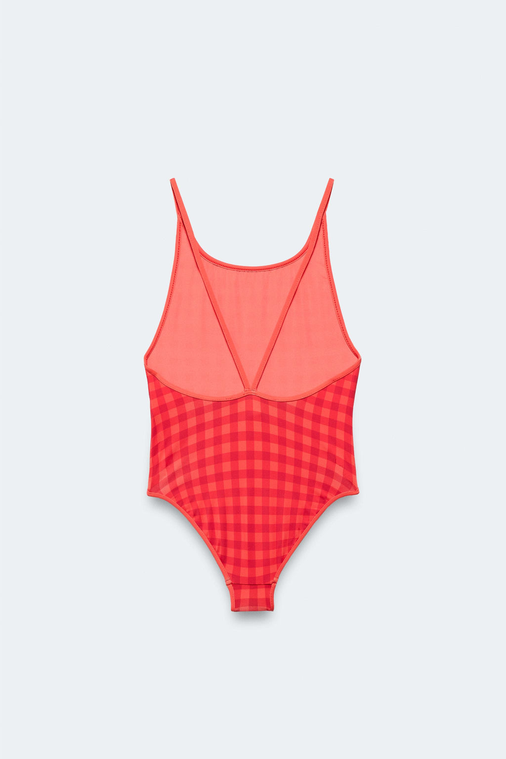 2-14 A?OS/ BA?ADOR CUADRO VICHY LIMITED EDITION / Coral rojo - Zara фото 2