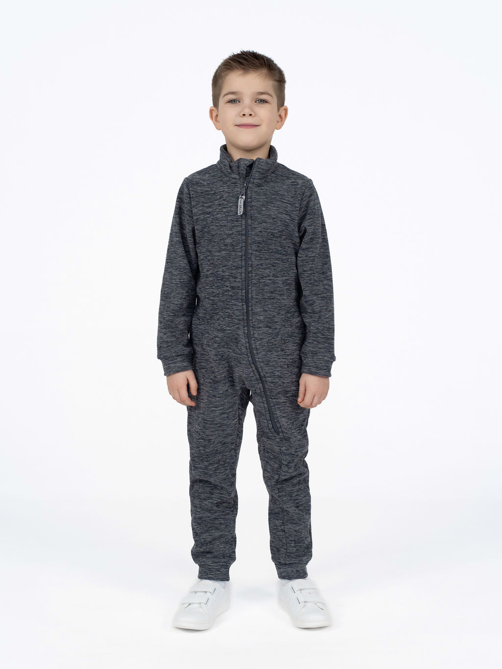 Комбинезон детский флисовый темносерый