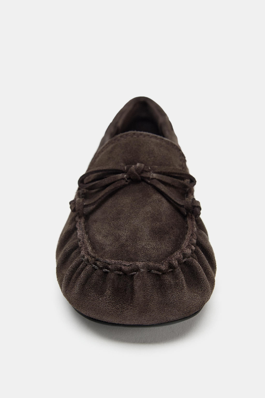 SPLIT SUEDE LOAFERS - Zara фото 12