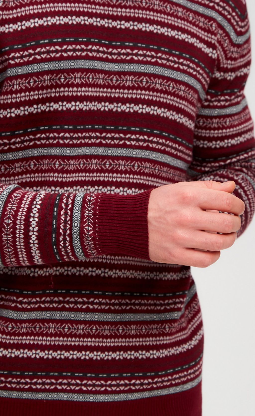 Джемпер F221-15-304 bordo - Fine joyce фото 7