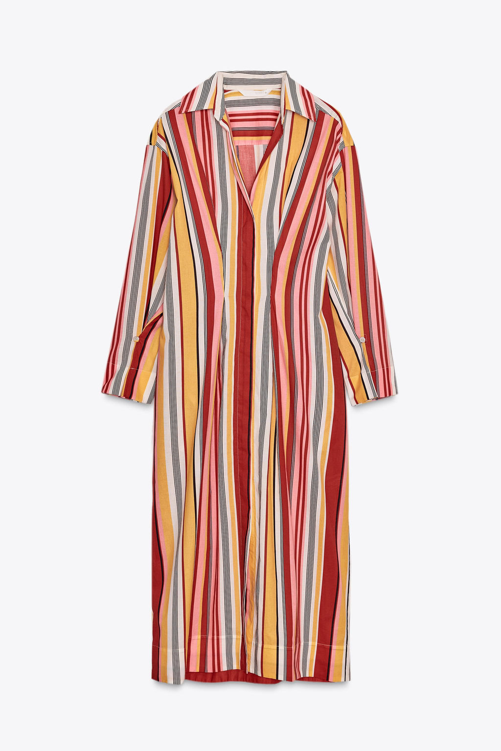 ZW COLLECTION STRIPED SHIRT DRESS - Zara фото 13