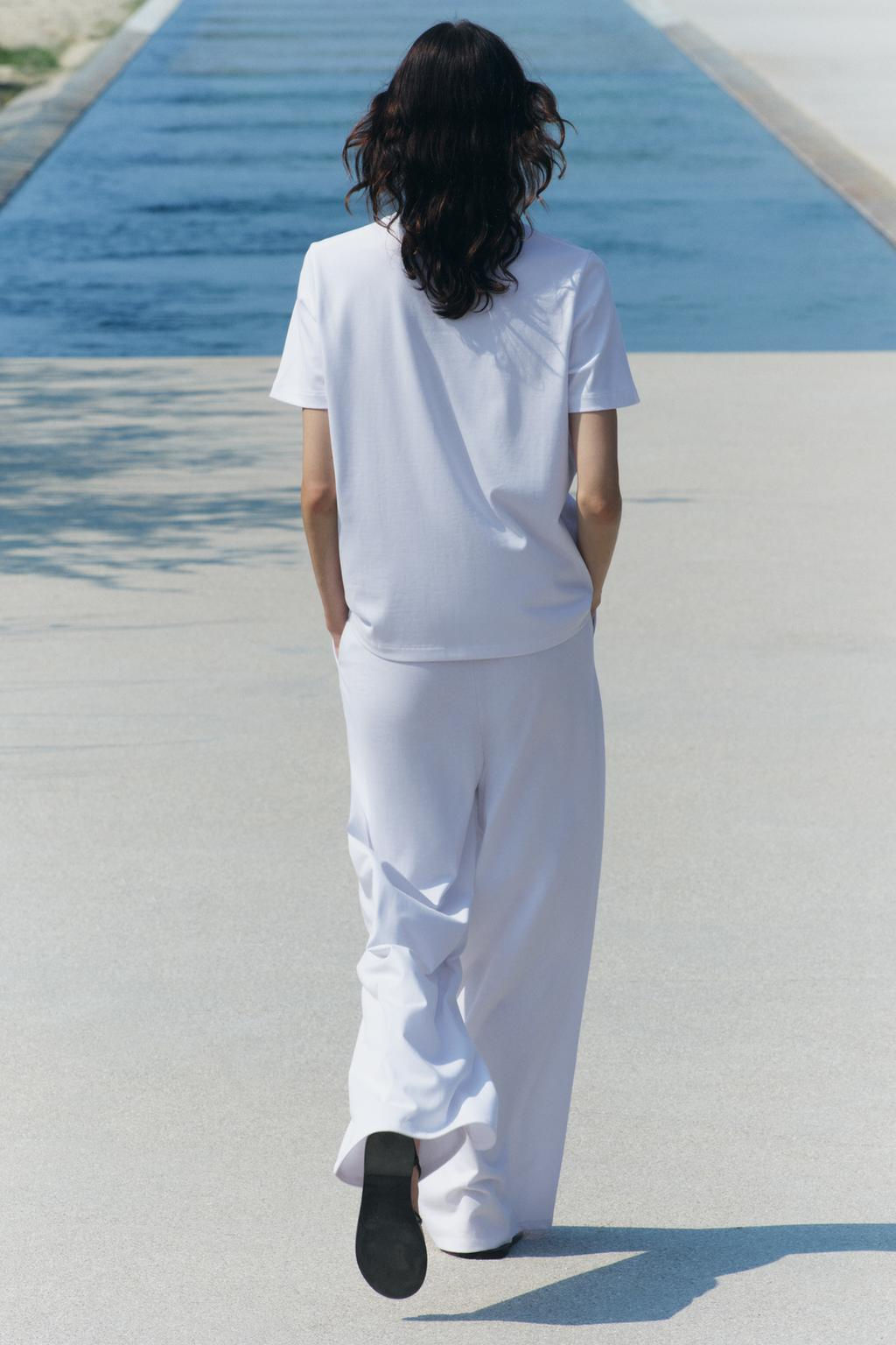 HEAVY COTTON T-SHIRT - Zara фото 32