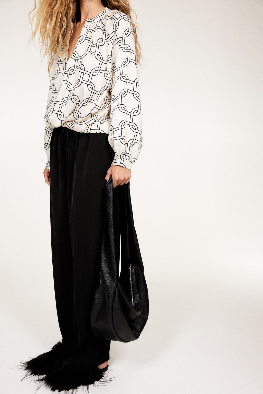 Pantalon amplio sin cierre - H&m фото 4