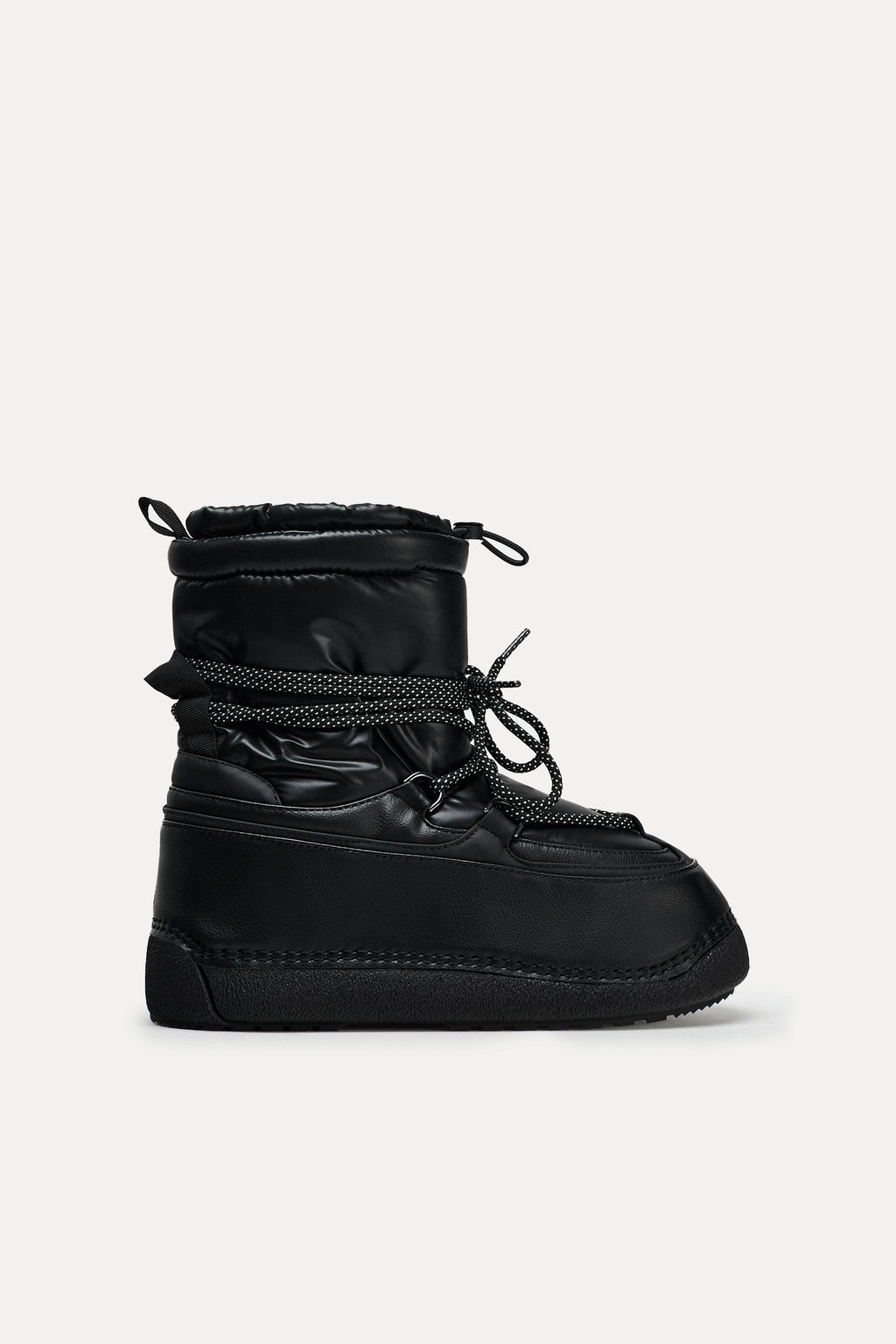 LAMINATED QUILTED ANKLE BOOTS - SKI COLLECTION - Zara фото 15