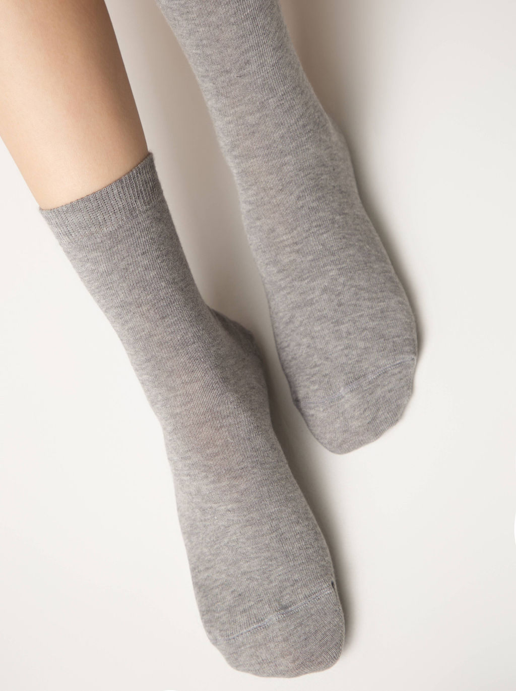 Цена за 2 пары CONTE 3DSOCKS Носки женские серый меланж - Conte elegant фото 2