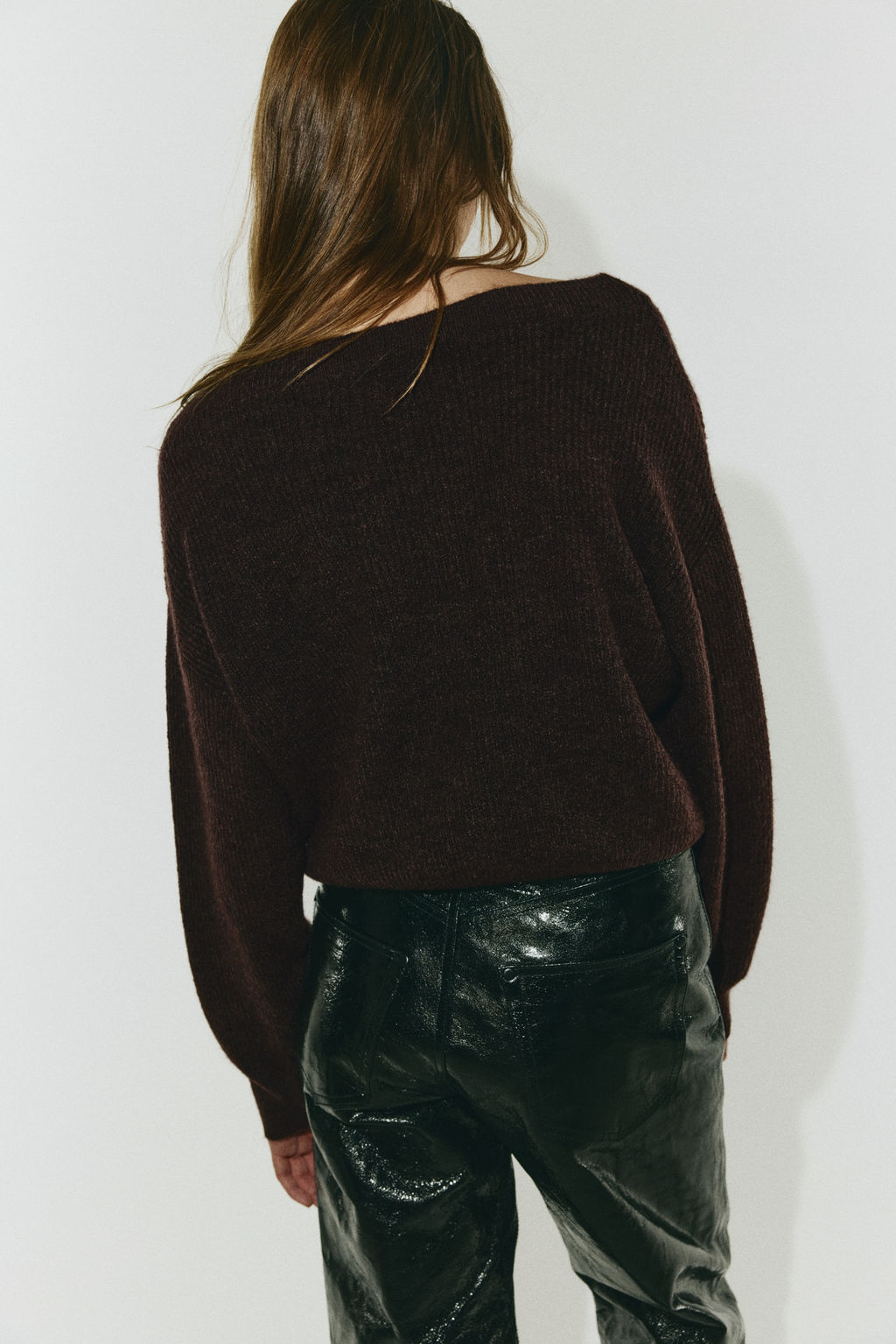 Jersey oversize con escote barco - H&m фото 6