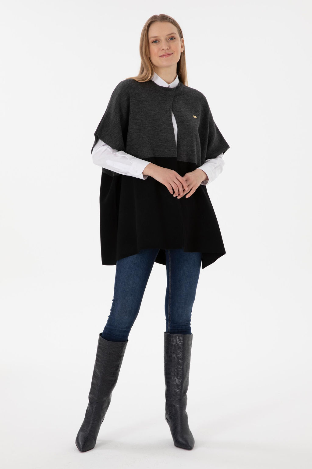 Женщина Антрасит в трикотаж - U.s. polo assn фото 4